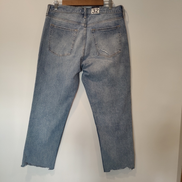 Gap High Rise Cheeky Straight Jeans With Washwell - Picture 6 of 8